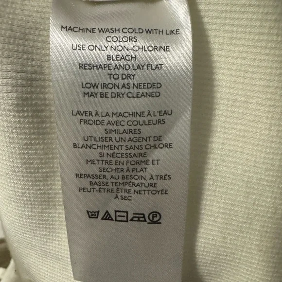 MAEVE ANTHROPOLOGIE RUFFLED V-NECK BLOUSE
TOP IVORY SIZE XL‎ - Picture 5 of 8